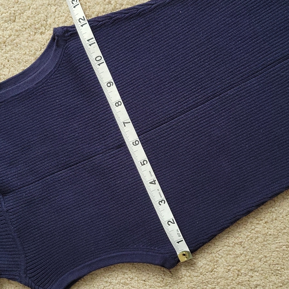 B.Moss Sleeveless Cowl Neck Sweater - Picture 5 of 6